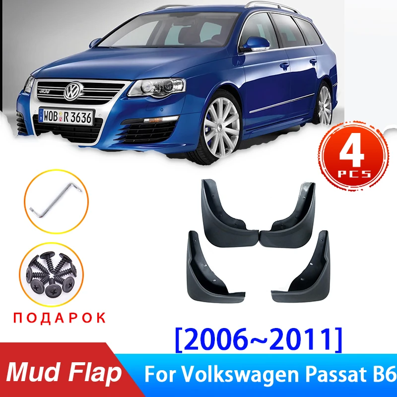 Guardabarros y traseros antisalpicaduras Volkswagen VW Passat B6 2006 ~ 2007 2010, accesorios de 4x| | - AliExpress