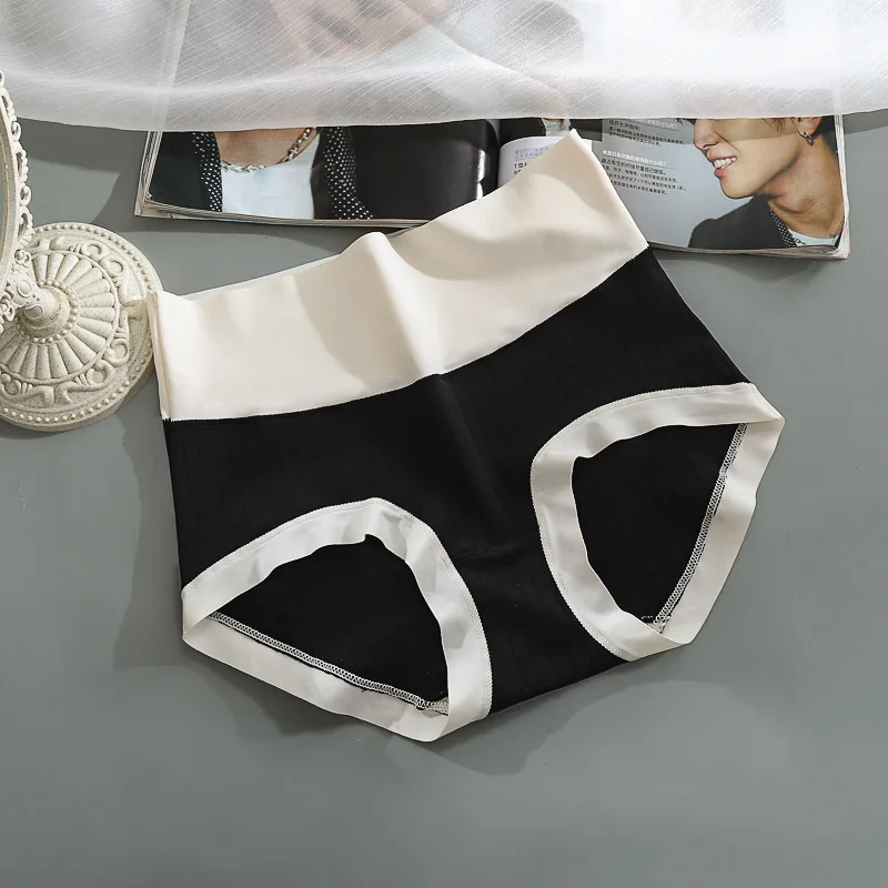 Women Underwear High Waist Cotton Knickers Ladies Panties Full Coverage Briefs Underpants
