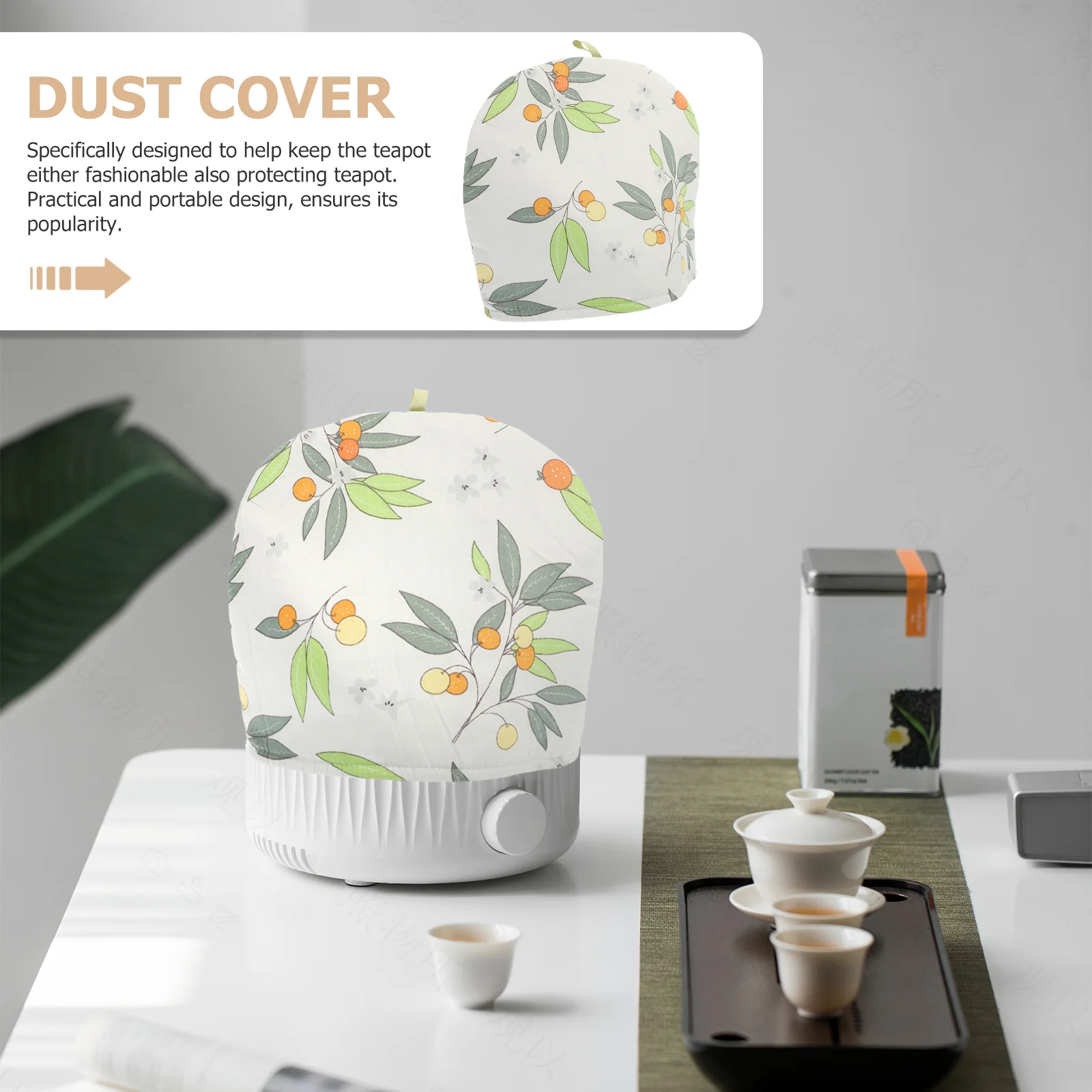 Proper Size Cotton Tea Cozy Insulation Teapot Cover Household Kitchen Bar Dust Prevention Cozy For Warm Cover Protector Home