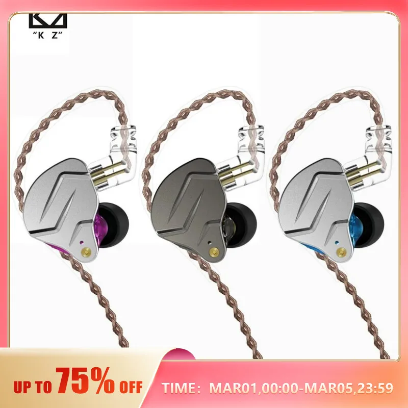 5.41€ 82% OFF|Kz zsn pro 1ba 1dd hybrid drive in ohr kopfhörer hifi metall bass ohrbud sport musik headset austauschbar| | - AliExpress