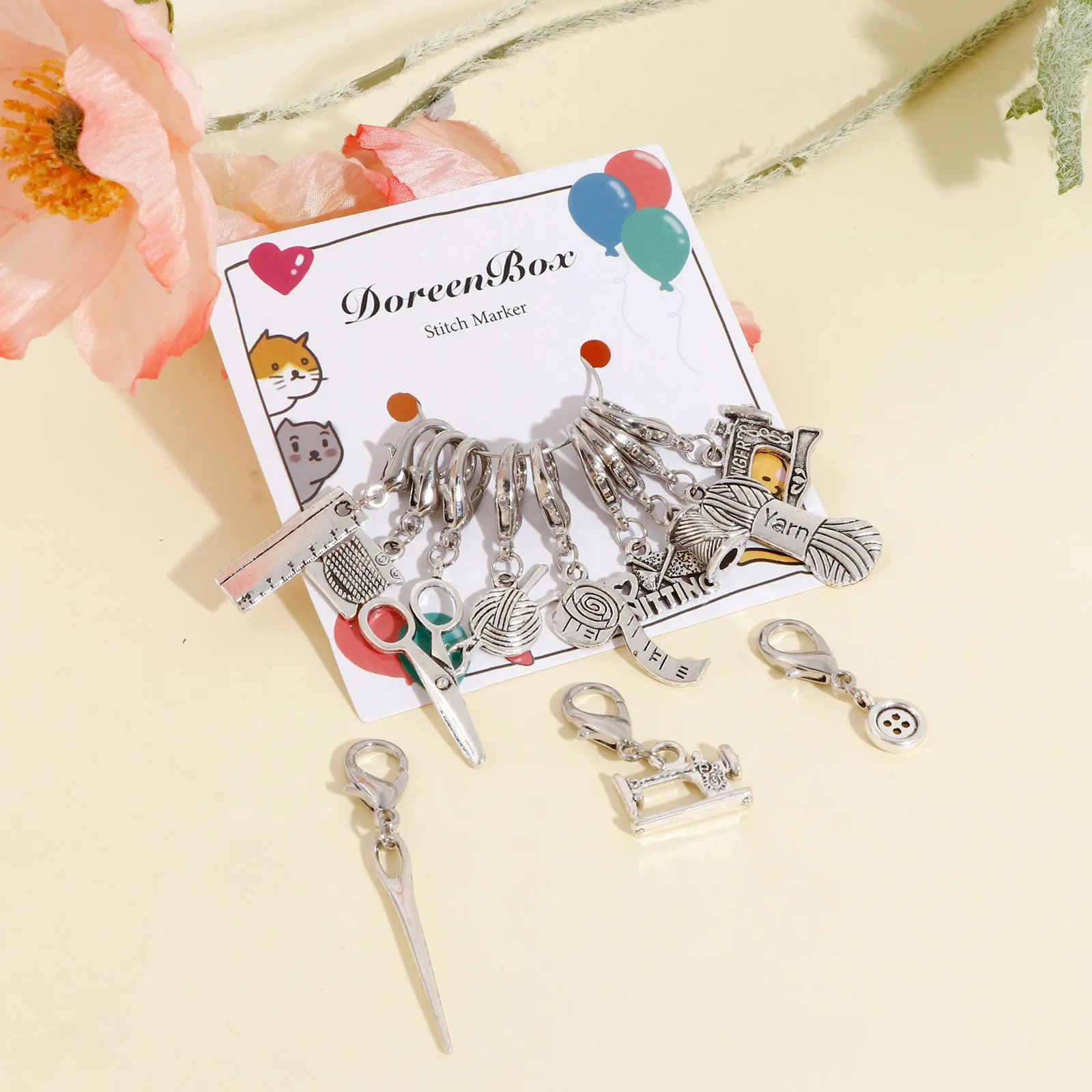  Greatee Stitch Markers for Crocheting & Knitting 12PCS