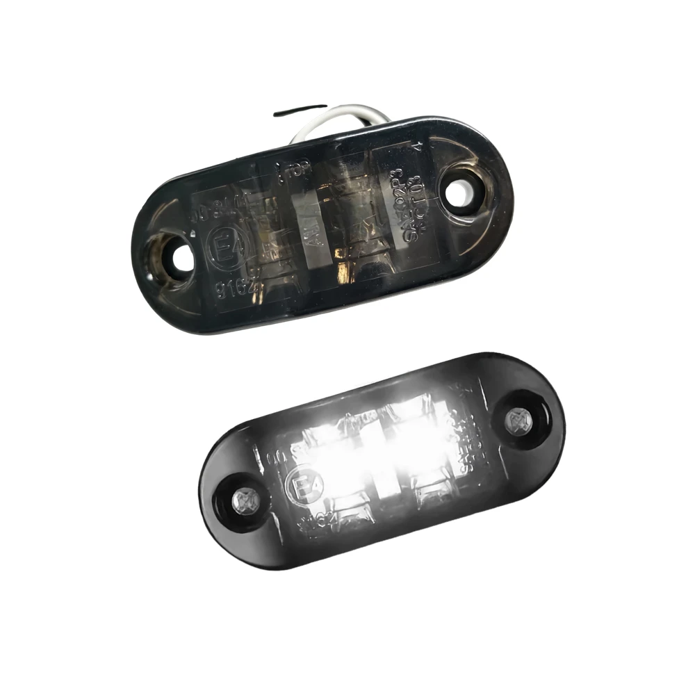 Smoked ƮϷ ̵ Ŀ , 12V 24V LED Ʈ Ŭ , RV , ڵ ܺ , E4 DOT ADR SAE ũ, 10 