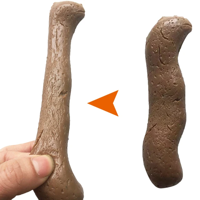 Voiakiu realistisches Hundekot-Geschenk Fake Poop Toys große