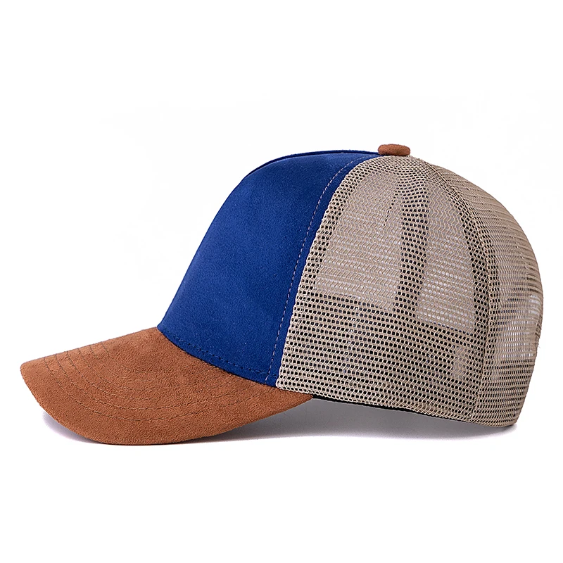 New Unisex High Quality Mesh Cap Casual Fashion Multi-color Cotton Baseball Trucker Hat For Women And Men Summer Plain Style