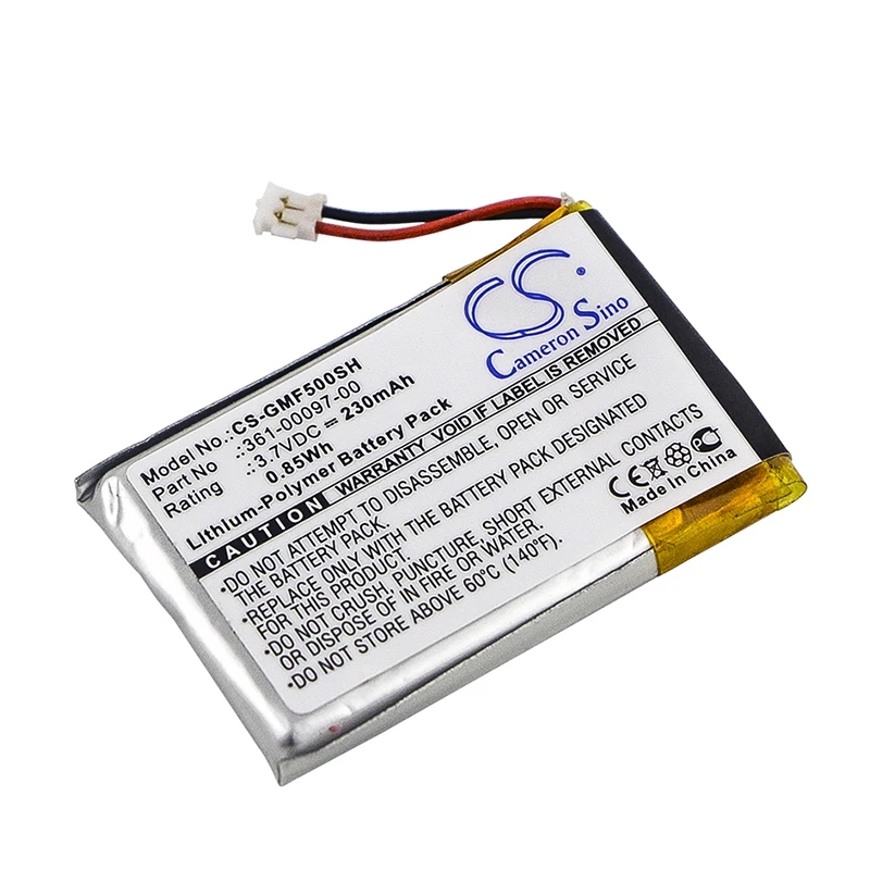 230Mah Garmin 361-00097-00 Batteria Per Approach S60 Fenix 5 Forerunner 935