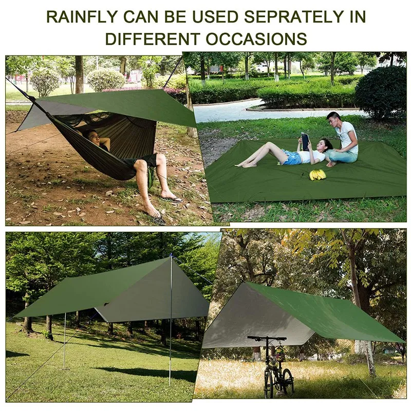 Camping Hammock With Rainfly Tarp 5