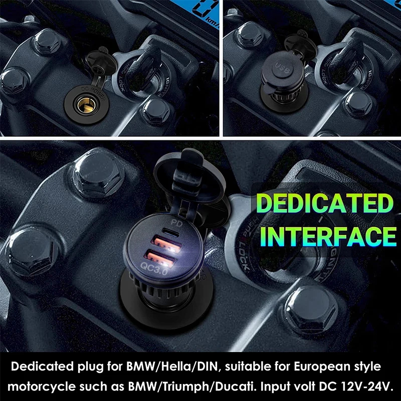    3.0 3 USB C Ÿ DIN  ÷,   , BMW F 900 XR R 850GS 750 GS R1250GS 