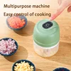 Electric Garlic Purer 100/250ML Mini Electric Garlic Chopper USB Charging Ginger Vegetable Cutter Food Chopper Kitchen Tools 2