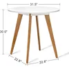 Kitchen Table with Soild Wooden Legs Mid Century Modern Table for Dinning Room, Living Room (31.5" W x 31.5" D x 30.03" H) 2