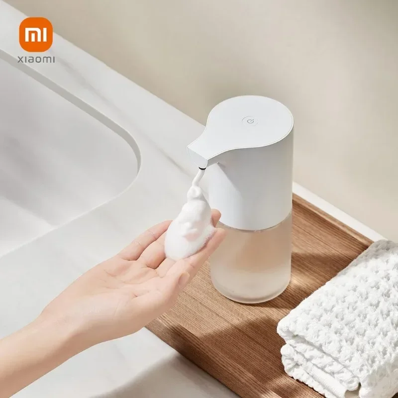 NEW XIAOMI Mijia Soap Foam Dispenser 1S USB Rechargeable Automatic Induction Foaming Machine for Bathroom Kitchen Hand Washer 2