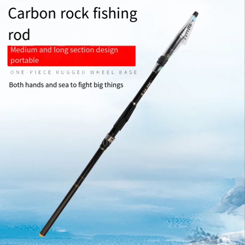 Fishing Rod Rocky Fishing Rod Ultralight Spinning Fishing Rod Carbon Fiber 3.6M 4.5M 5.4M 6.3M 7.2M Tackle Carp Stream