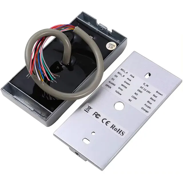 Metal Standalone Access Control Waterproof IP67  ID 125K /IC 13.56M 2000 Usersl Anti-Hit  Support Wiegand 26 Format Input/Output 4
