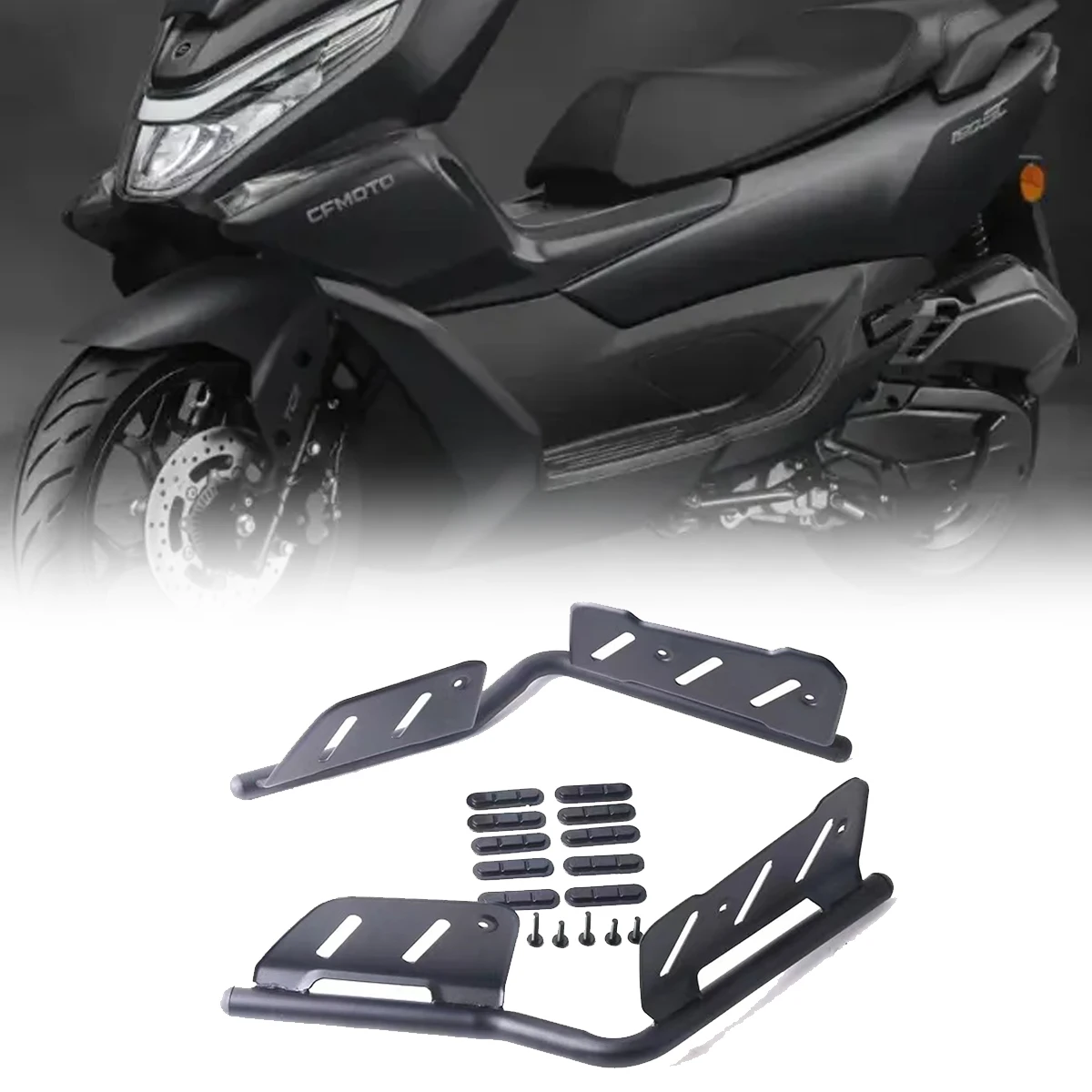 Suitable for CFMOTO original modified parts 150SC pedal bumper assembly anti drop bumper assembly CFMOTO 150SC