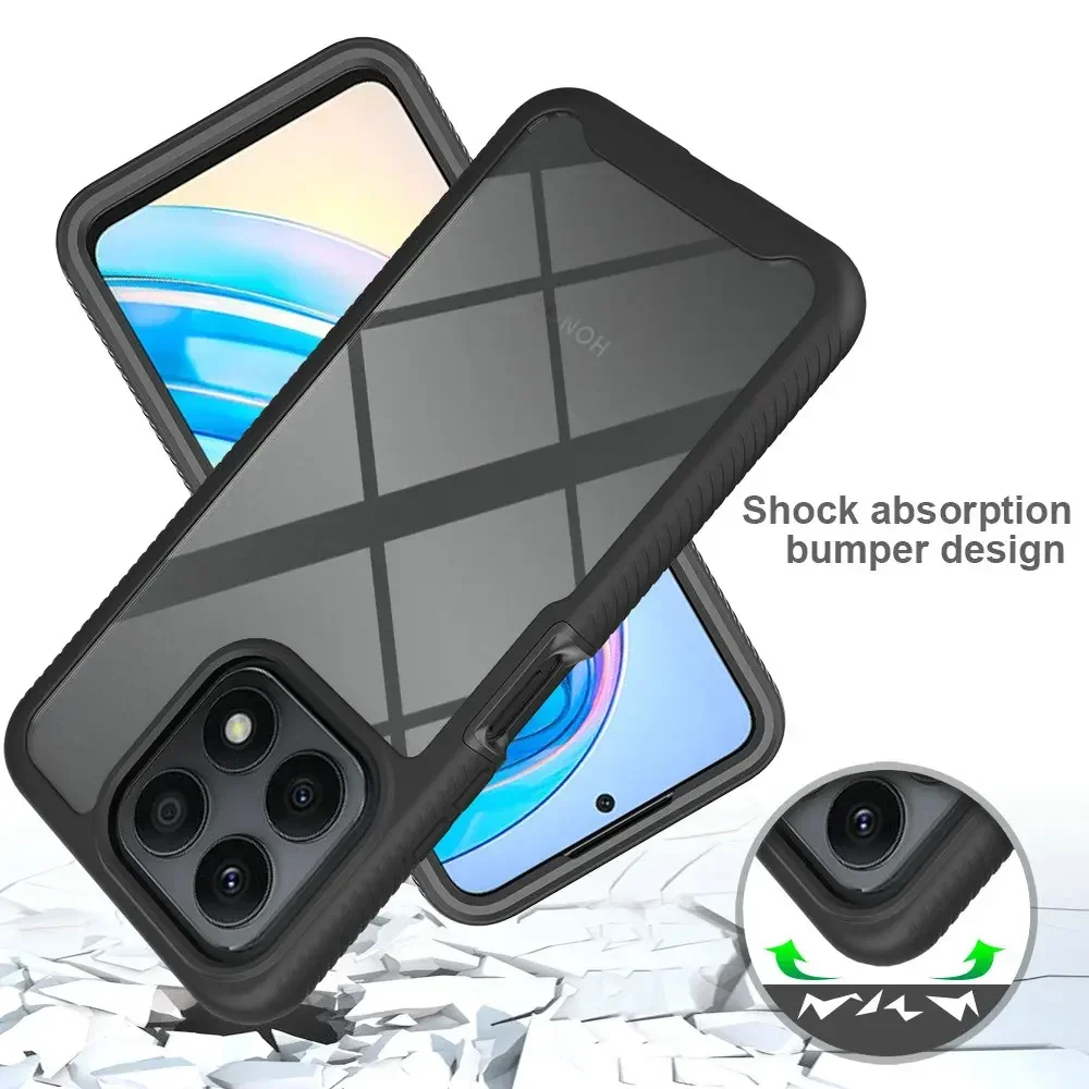 Crystal Clear 360° Protective Bumper Armor Case