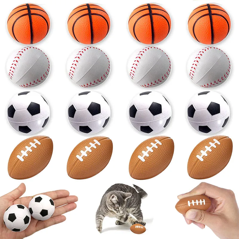 

3Pcs Children Soft Football Basketball Baseball Tennis Rugby Toys Foam Sponge Decompression Vent Stress Balls Soccer Anti Stress