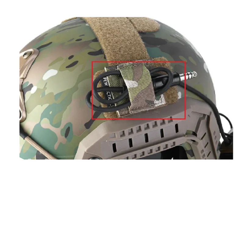 

New Outdoor Combat Helmet Strap Headset Interphone Strap