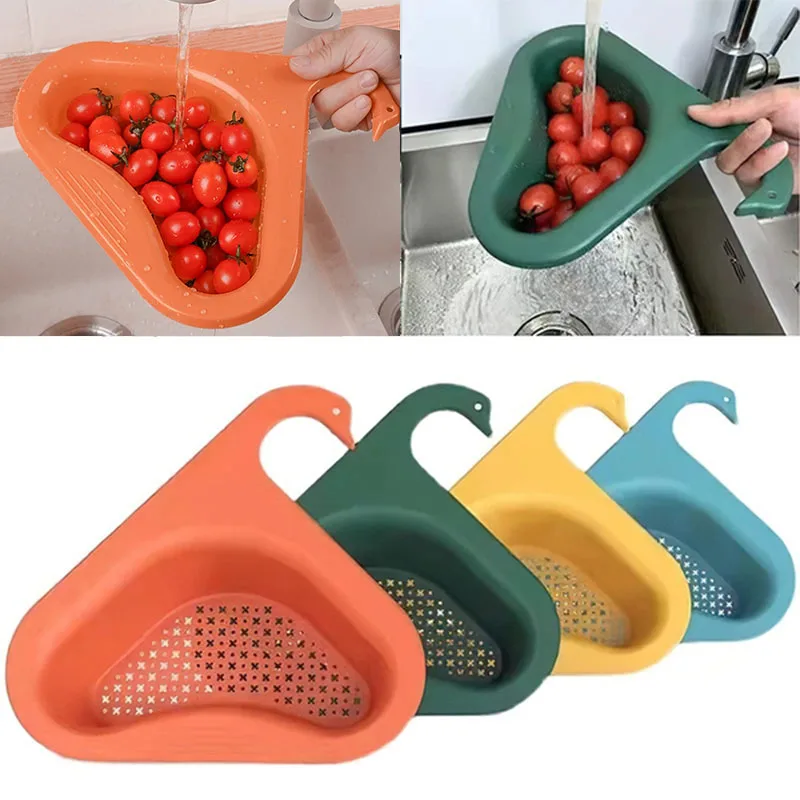 Сливная корзина для овощей и фруктов полка губки инструмент хранения