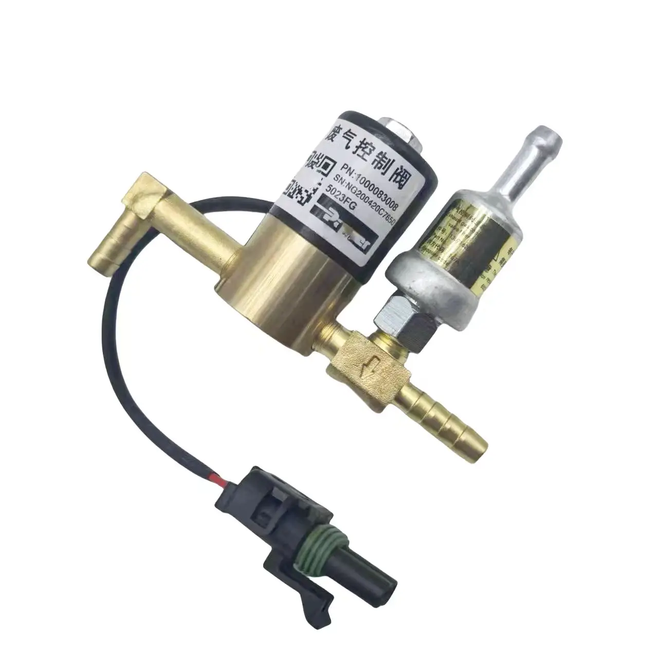 Weichai Gas Engine Accessories 1000083008 Exhaust Gas Control Electromagnetic Valve