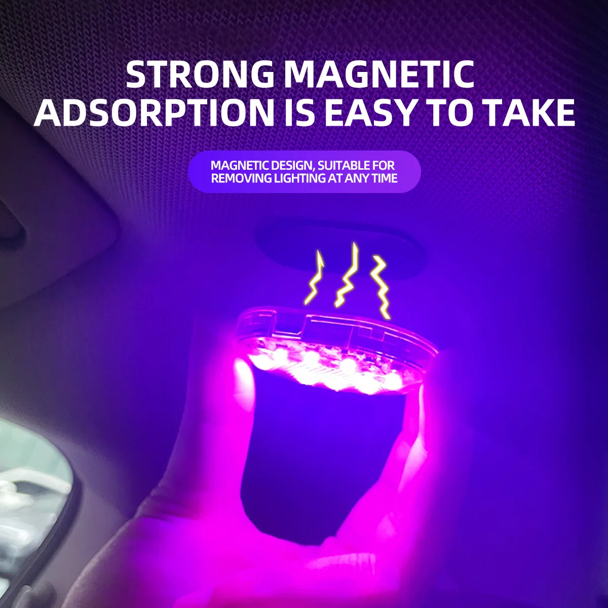 Multicolor Voice-Controlled LED Interior Ambient Lights