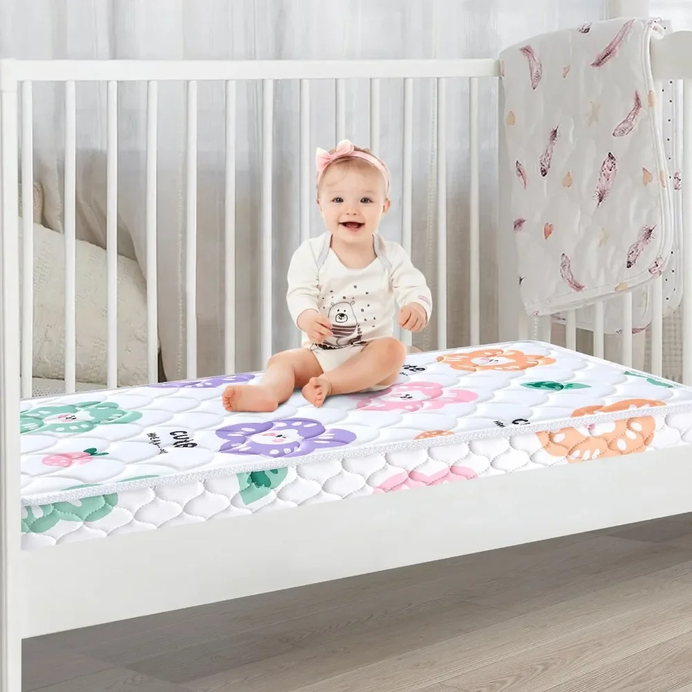 Crib and Toddler Mattress, Premium Foam Baby Crib Mattress, 52" x 27.6" x 5" 3