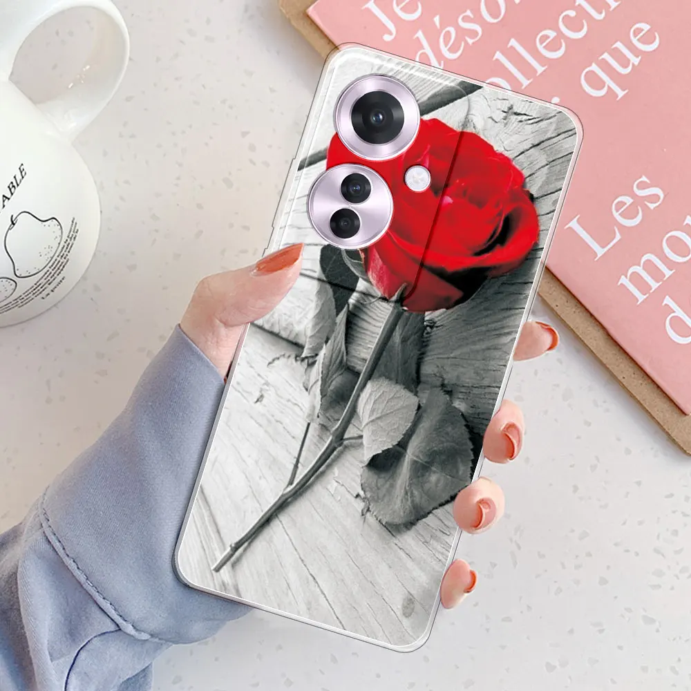 Shockproof Clear Soft Silicone Phone Case for OPPO Reno11 F 5G and Oppo F25 Pro 5G