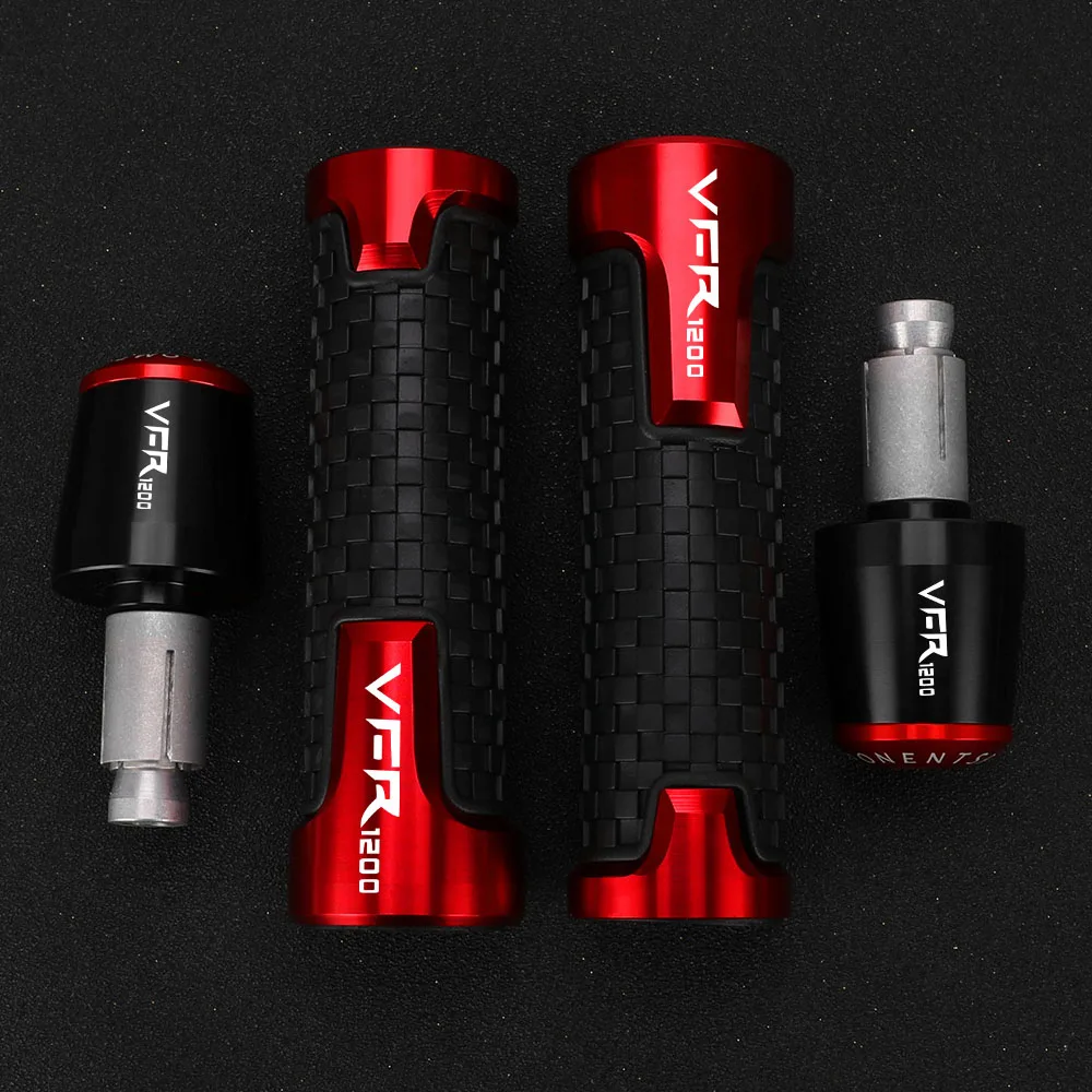 

2023 Motorcycle Parts 7/8"22MM Handlebar Grips Handle Bar Cap End Plugs For Honda VFR1200 VFR1200F VFR 1200 F 2010-2016 2015