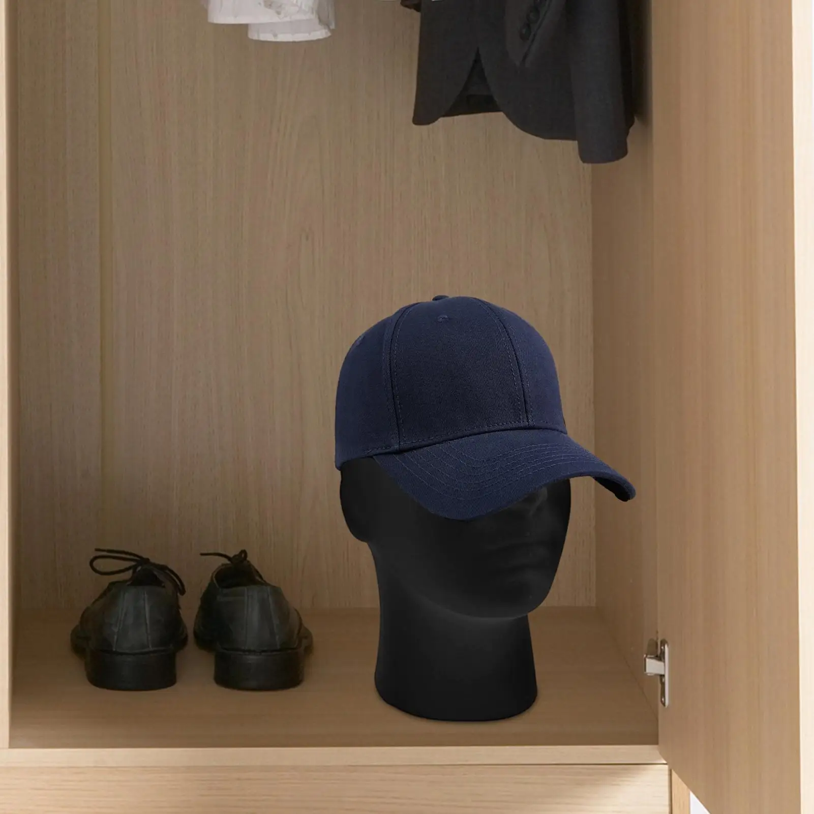 Black Mannequin Head Foam Velvet Mannequin Manikin Head Wig Display Cosmetology Beauty Display Model Rack For Jewelry Hair