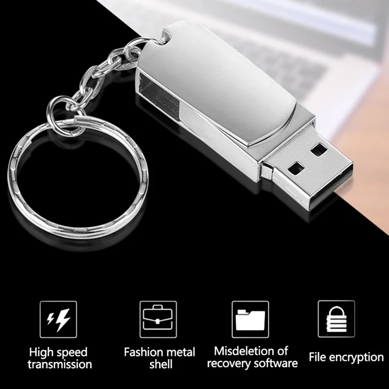 New1PC  32GB 1 ׶Ʈ/2 ׶Ʈ ݼ  ̺ USB ÷ ̺, ޸ ÷ USB U ũ