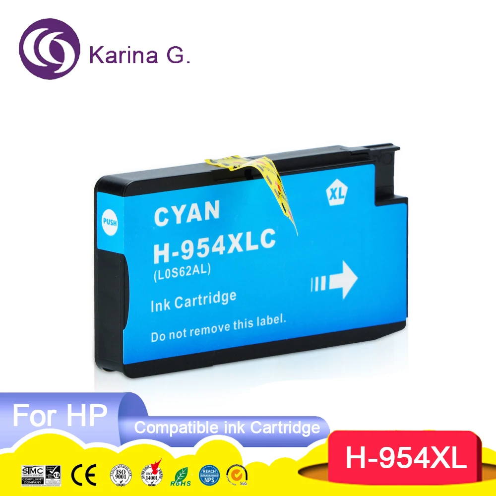 954 958 XL 954XL 958XL Premium Compatible Color Inkjet Ink Cartridge for 954 95