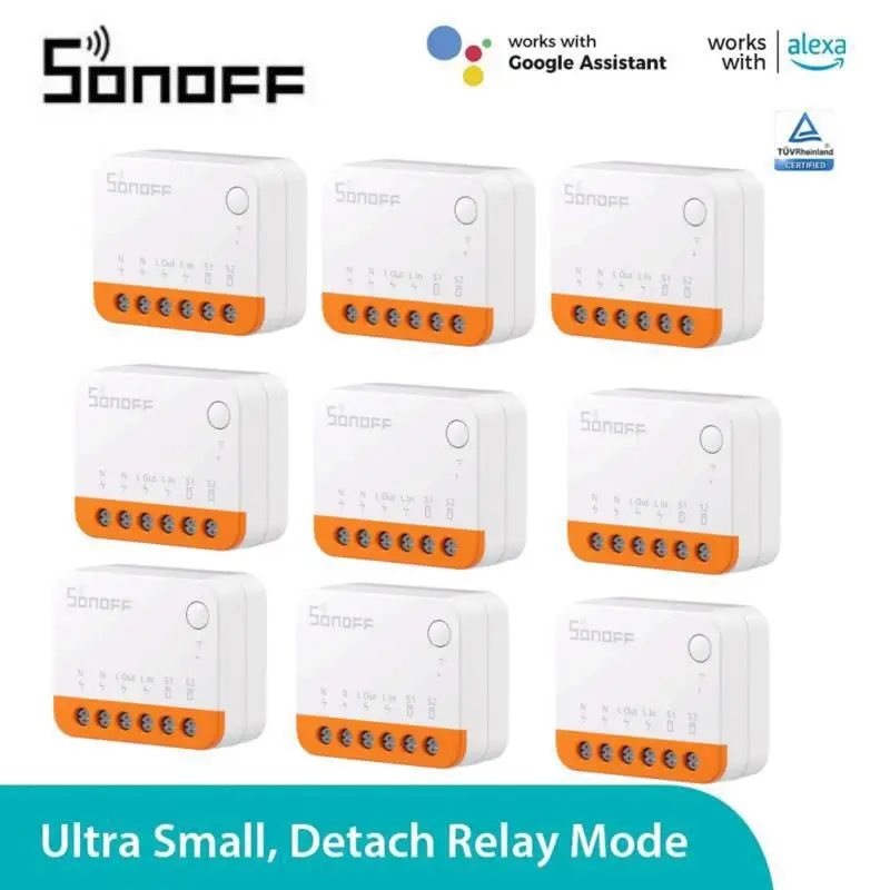 

Смарт-переключатель SONOFF MINI R4 Extreme с поддержкой Wi-Fi и голосовым управлением
