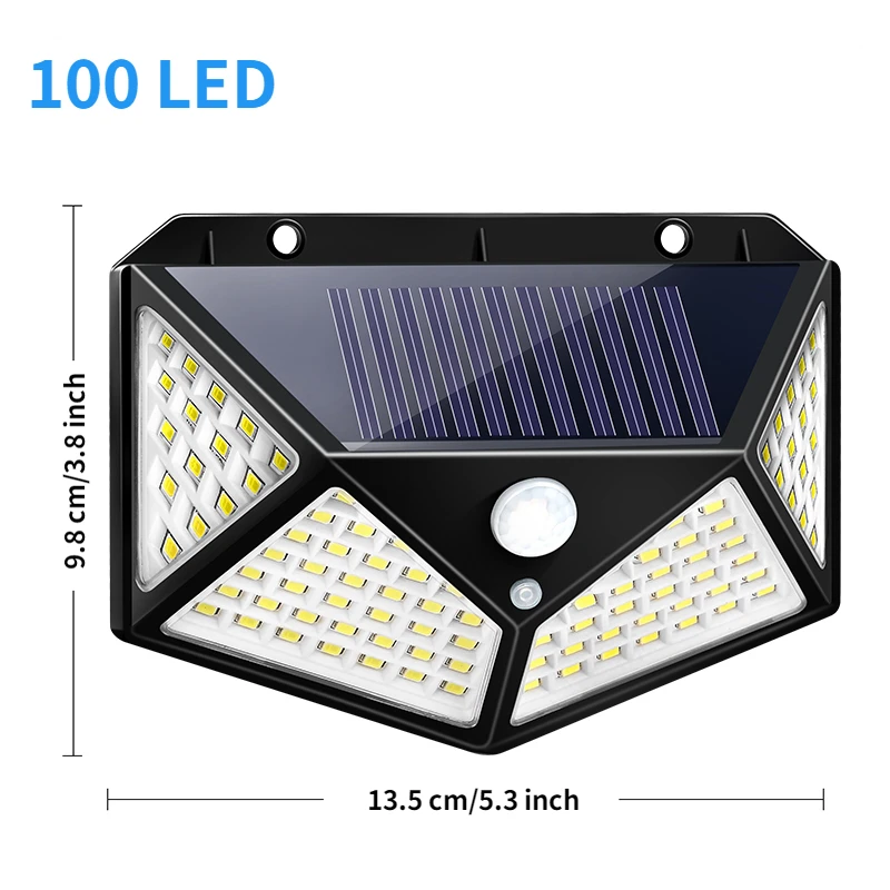 solar street light 180LED Solar Wall Light Outdoor 2400Mah with Motion Sensor 3 Mones Waterproof Garden Yard Fence Patio Stairs Garage Street Lamp solar lights for sale Solar Lamps