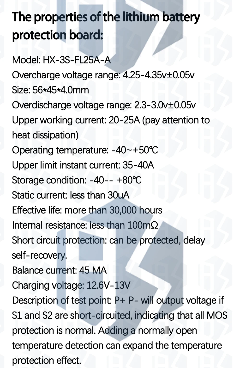 1 ~ 20PC EGBO 3S 4S 40A 60A Li-Ion Lithium-Batterie Lade Schutz Bord 18650 BMS für Bohrmotor 12,6/16,8 V Verbessern/ausgeglichen – Detail 22
