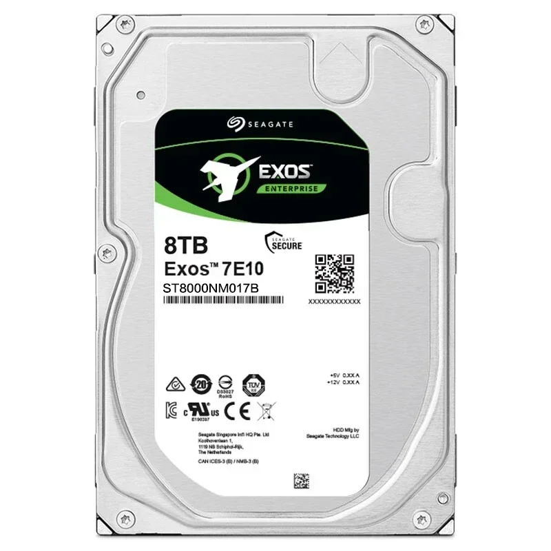 새로운 Seagate 16TB 14TB 10TB 8TB 6TB 4TB 2TB EXOS 3.5인치 SATA3 NAS 하드 드라이브 6GB/s 7200RPM 새 제품