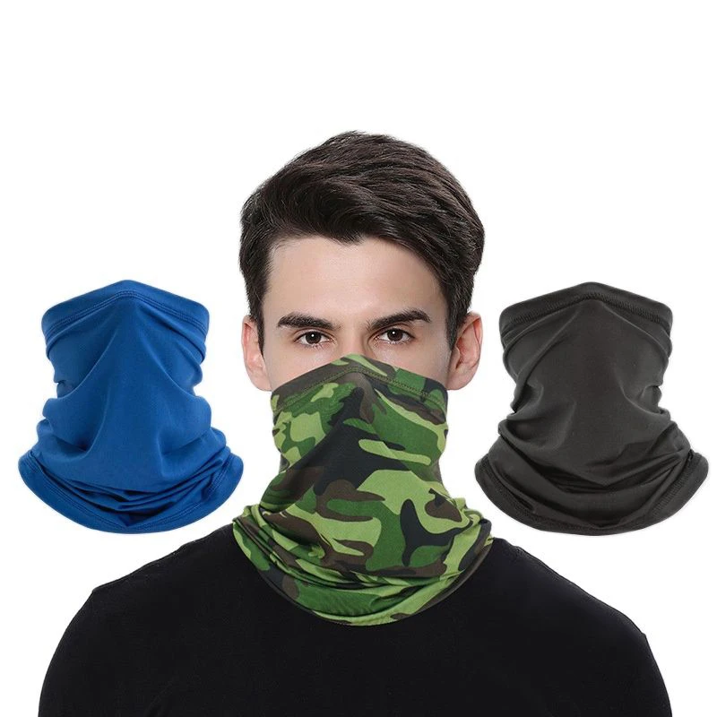 Men Women Head Face Neck Sunshade Collar Gaiter Tube Bandana Scarf Sports Headwear Scarves Dustproof Outdoor Fishing Neckerchief