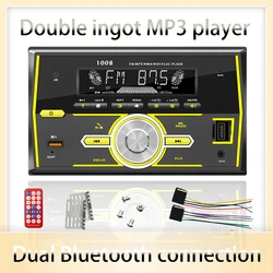 Universal Car Radio 2 Din Bluetooth Autoradio Stereo 12V MP3 Audio Player In dash AUX/FM/USB/BT Support Find Car Voice Assistant