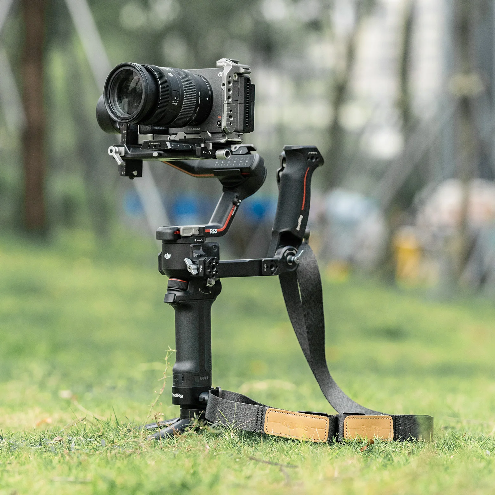 스몰리그 DJI RS 4 / RS 4 Pro / RS 4 Mini / RS 3 / RS 3 Pro / RS 3 Mini / RS 2용 경량 숄더 스트랩 (슬링 핸들용)