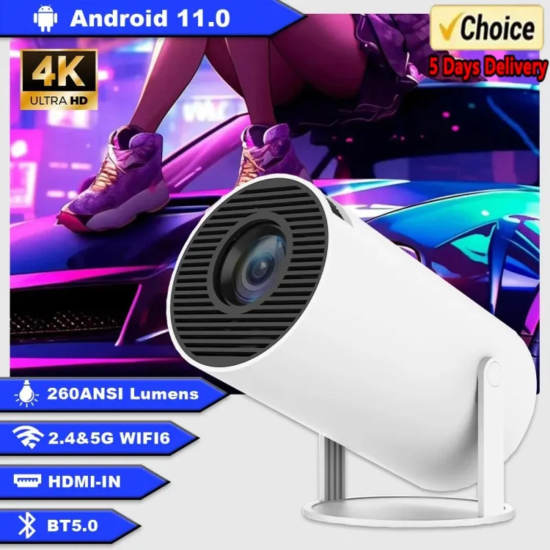 HY300 Mini Smart Android Projector
