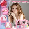 New PVC Transparent Makeup Bags Travel Portable Cosmetic Large Capacity Organizer Womens Cosmetic Bag Wash Bag Make up brush Bag 3