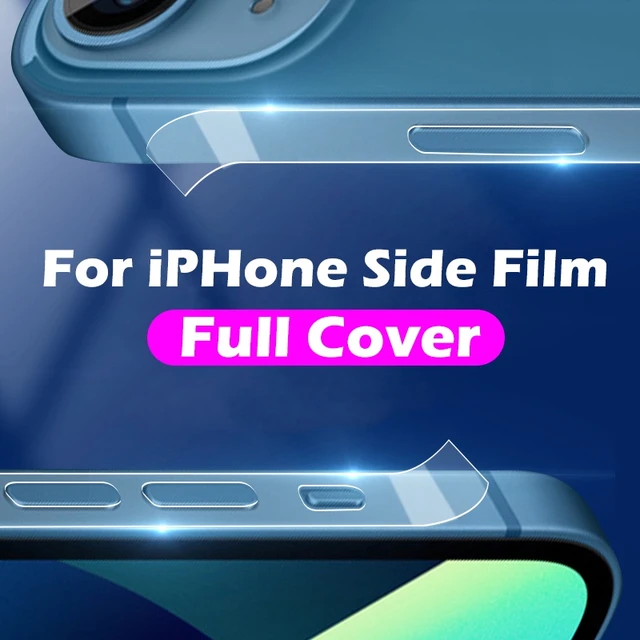 Para iPhone 14 Pro Max Protector de pantalla trasera 3D Fibra de carbono  Película protectora ultra fina - 2 paquetes-Transparente