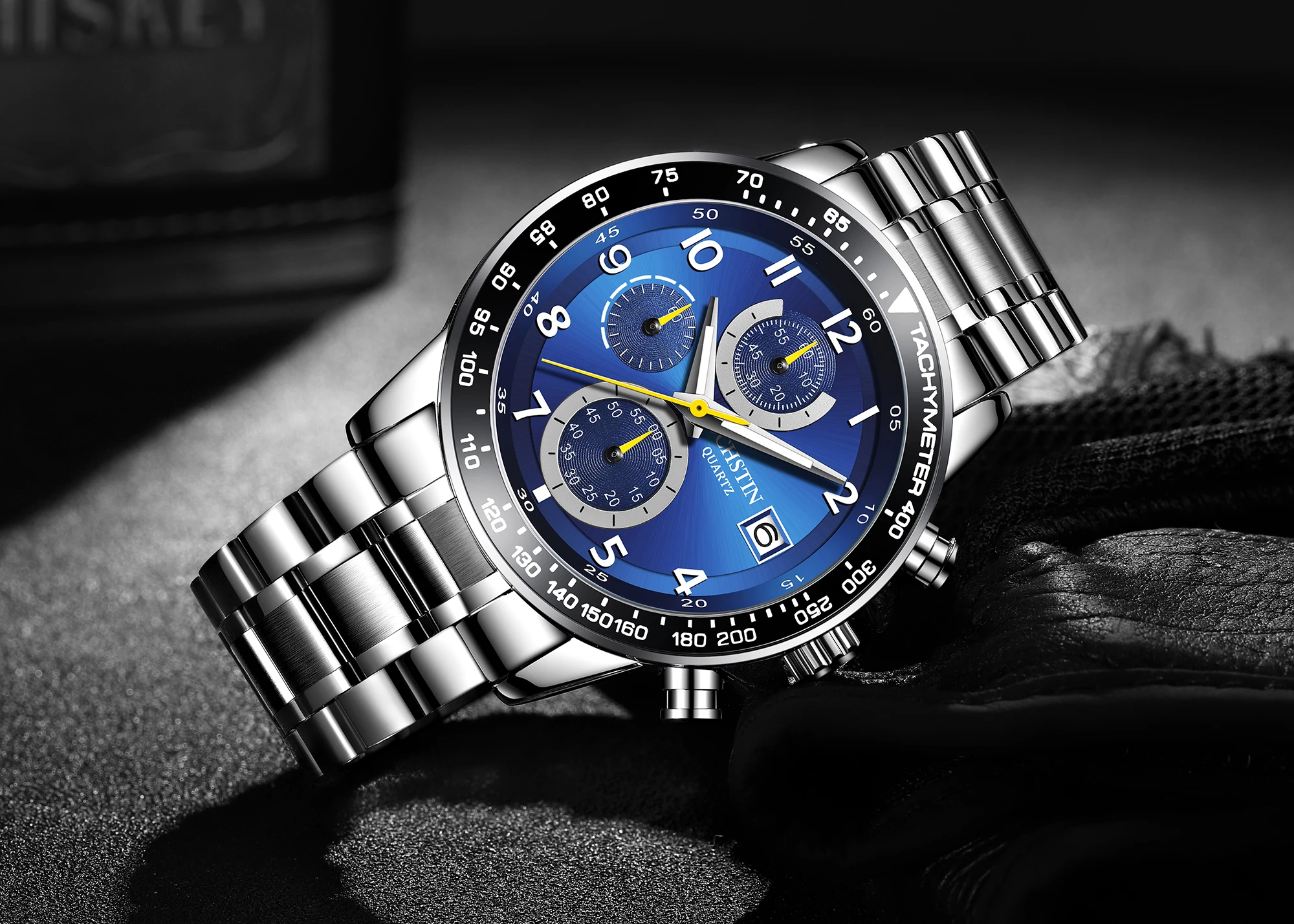 New Fashion Mens Watches Top Brand Luxury Silicone Sport Watch Men Quartz Date Clock Waterproof Wristwatch Chronograph Clock Man