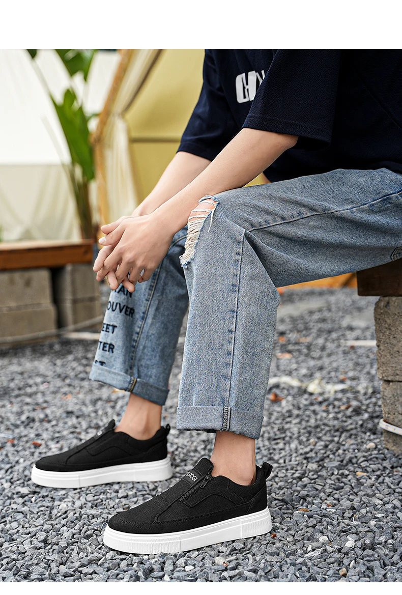 Description Picture 6 of itemMen's low cut fabric face fashionable and trendy youth casual sports shoes