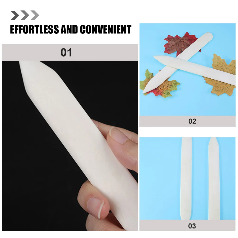Bone Folder Tools Origami Knife Curved Bone Folder Paper Craft Supplies Creaser Bone Scoring Paper Folding Tool Plastic Folders