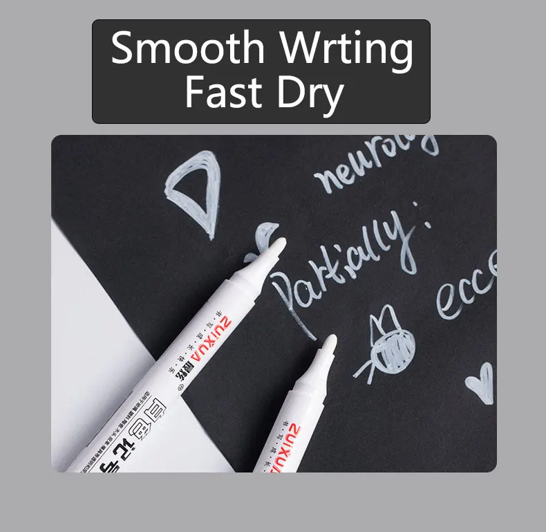 White Waterproof Marker Pen 4
