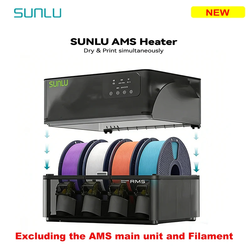 SUNLU official AMS Heater,Compatible with Bambu Lab AMS Gen 1 – Enables ...