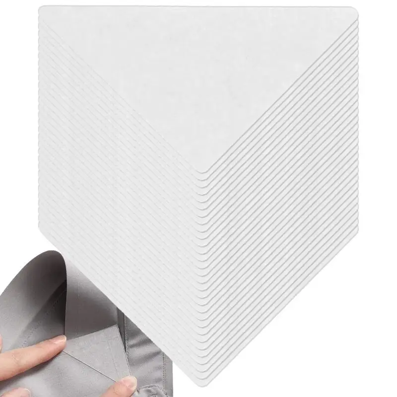 New Collar Stickers For Mens Shirts Adhesive Shirt Collar Extender Patches Anti-warping PVC Shirt Collar Collar Edge Shaper