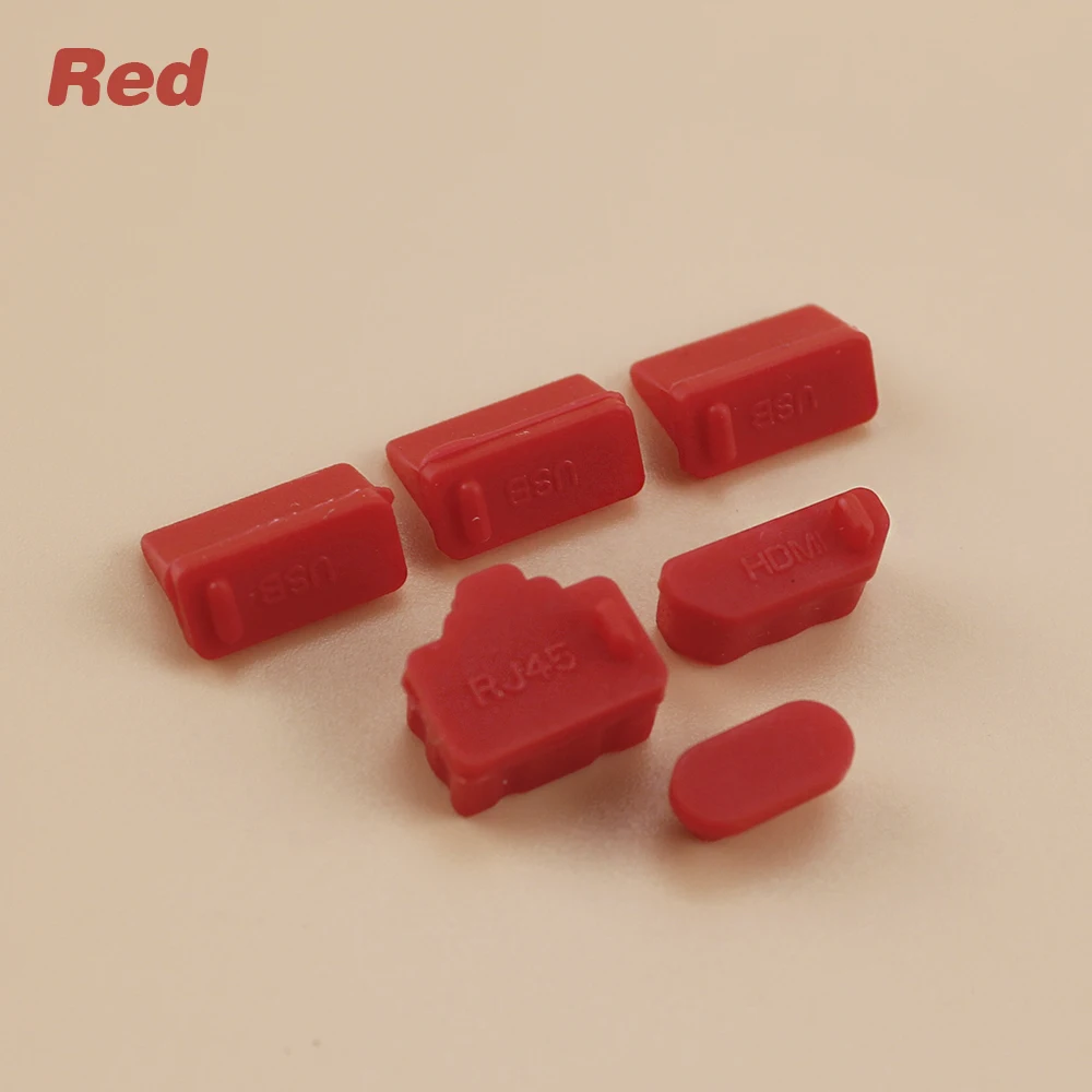 Silicone Dust Plug Set - USB & HDMI Interface Anti-Dust Cap Cover