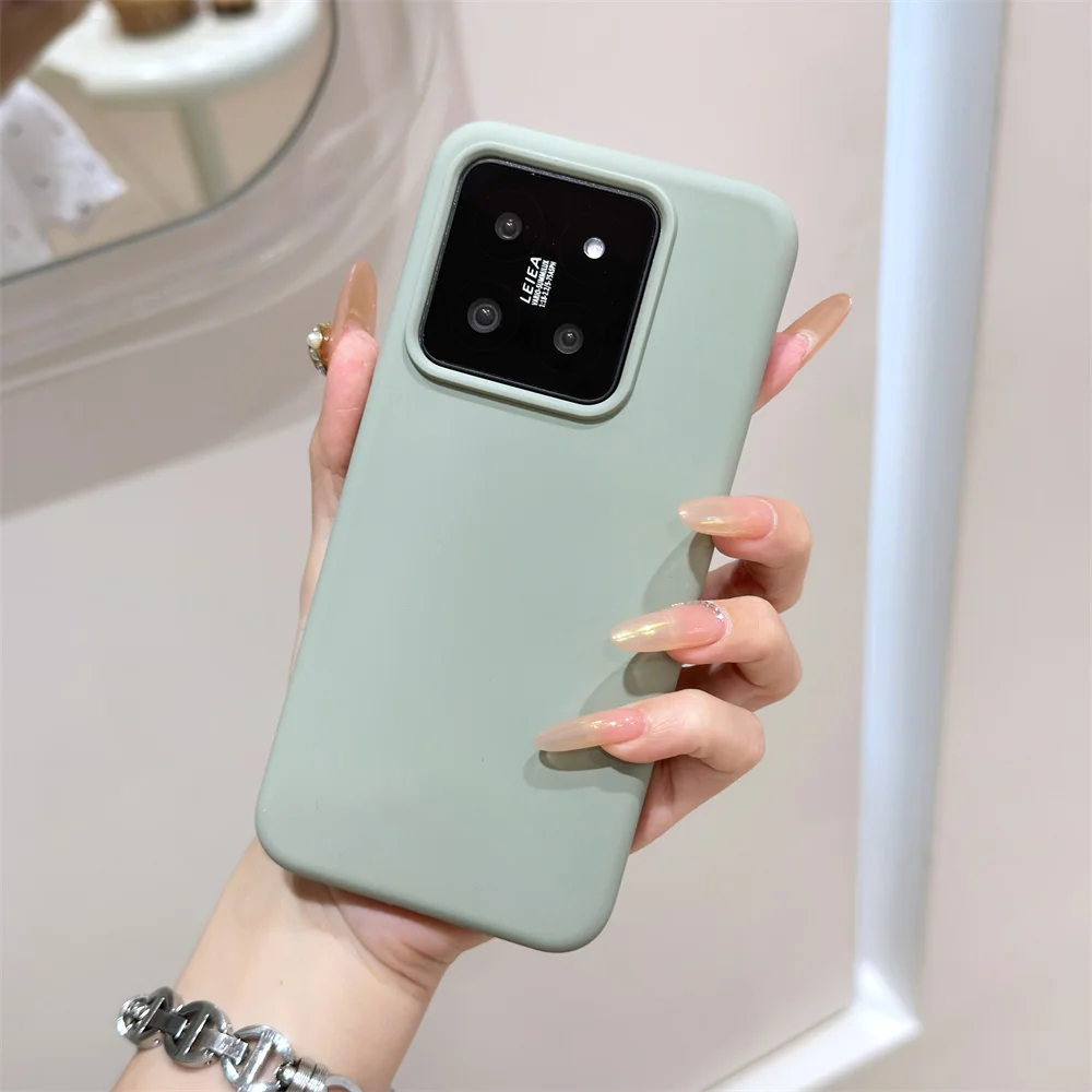 Luxury Candy Liquid Silicone Bumper Phone Case - Ultra Matte Skin Protective Soft Back Cover