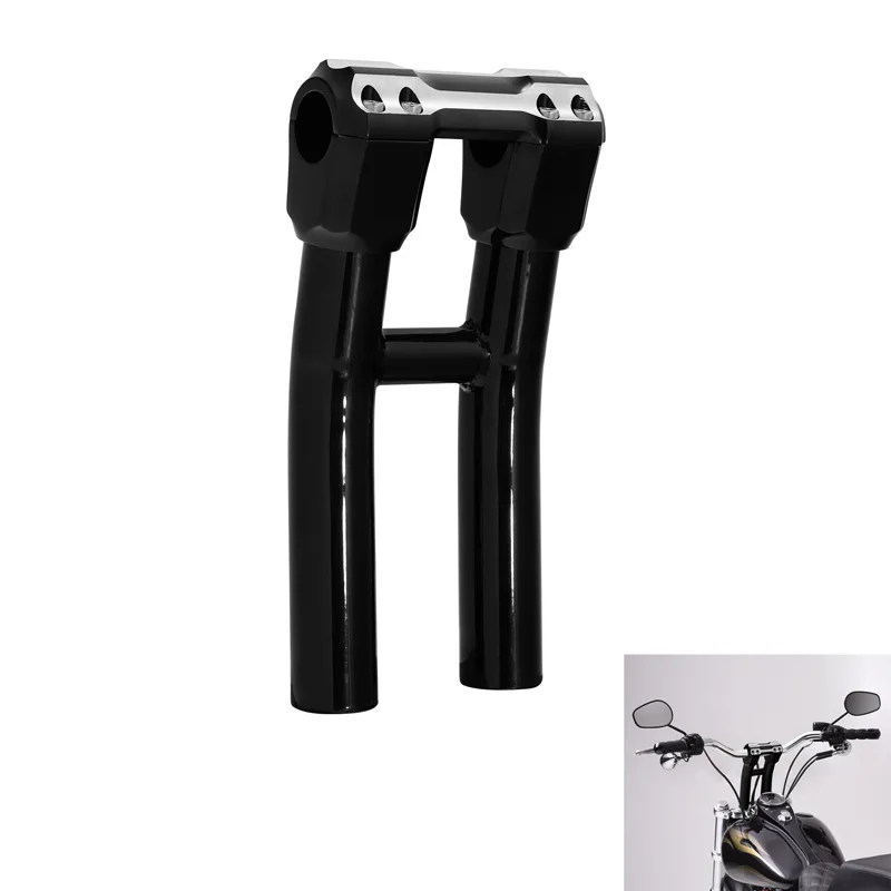 

Мотоциклетные хомуты на руль 9,84 дюйма, подходят для Harley 1,25 дюйма Bar Road Glide Dyna Fat Bob Low Rider Softail Deluxe FXST