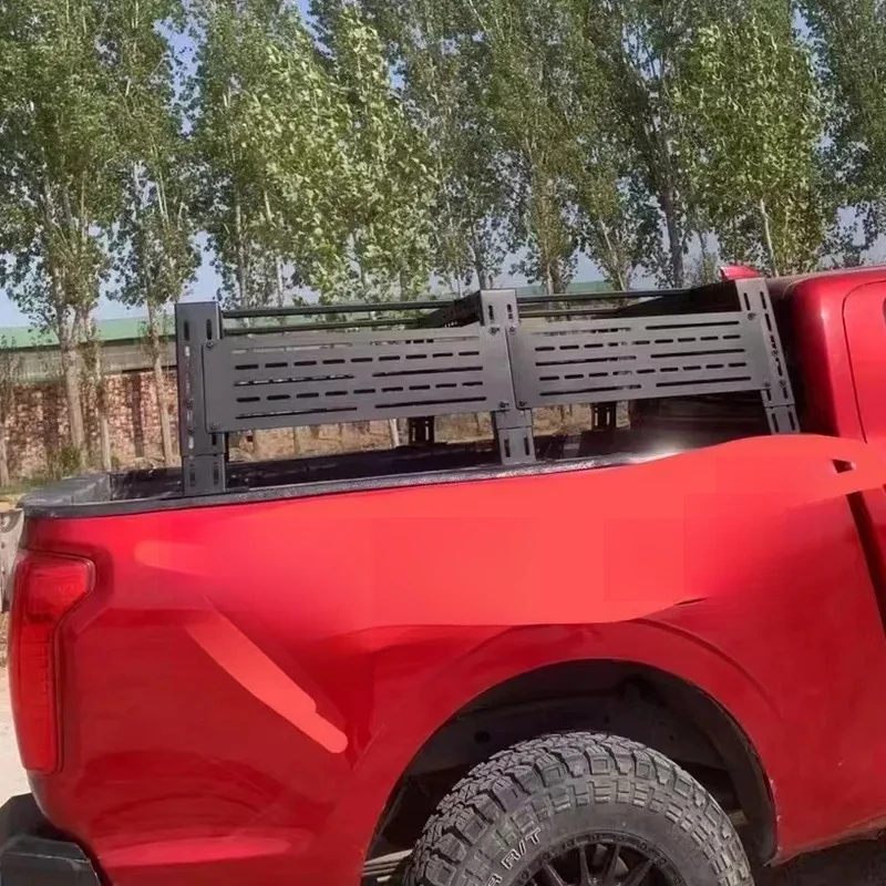 범용 조절식 스틸 트럭 베드 랙 (몰리 패널 롤바 포함) 픽업 액세서리