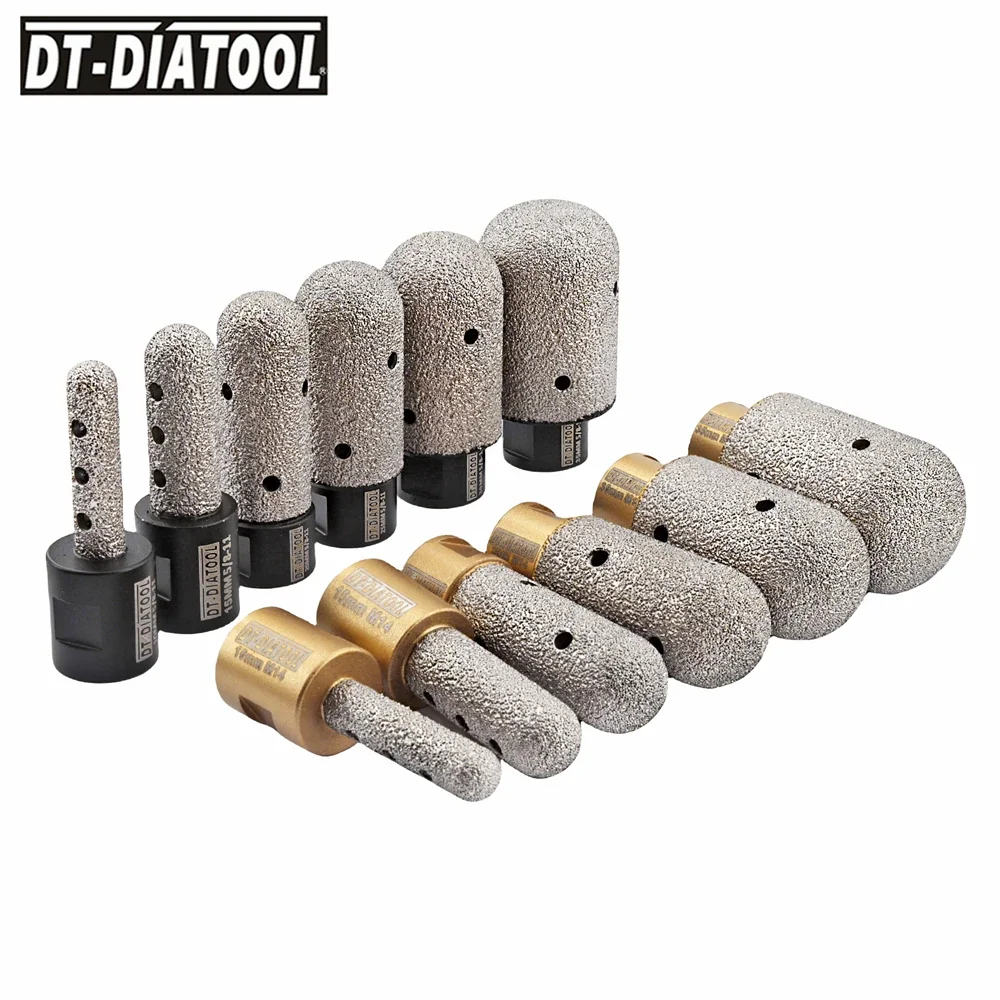 DT-Diatool Diamond Milling Bit Grinding Bit for Tile Ceramic Porcelain Marble Granite, 10mm, 15mm, 20mm, 25mm, 30mm, 35mm